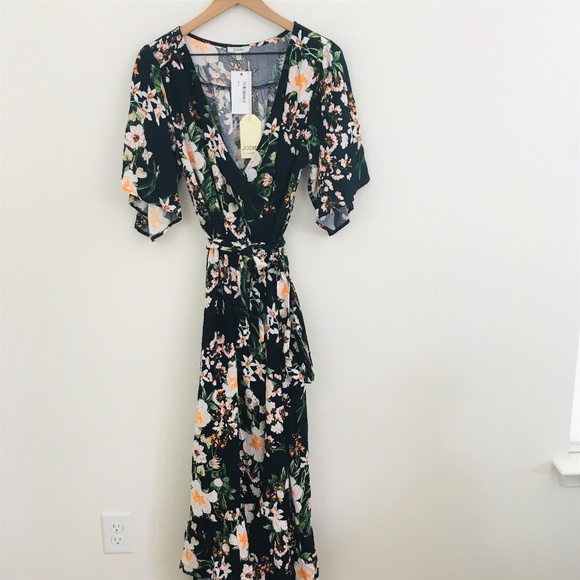 jodifl floral maxi dress
